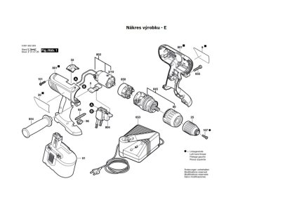 Aku příklepová vrtačka GSB 24 VE-2 Bosch 0601952255