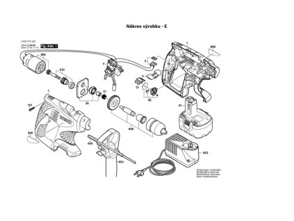 Aku příklepová vrtačka PSB 14,4 V Bosch 0603913420