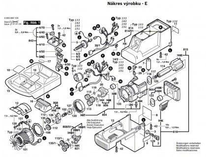 Drtič AXT 2200 Bosch 0600850103