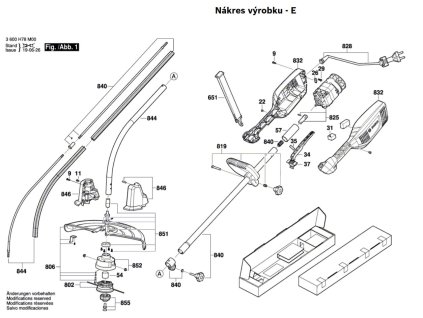 Elektrický srp ART 35 Bosch 3600H78M21