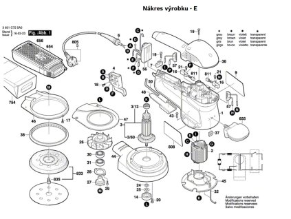 Excentrická bruska GEX 125 AC Bosch 3601C725A0