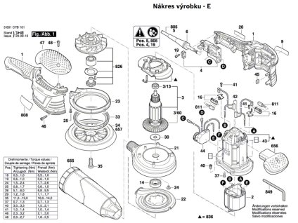 Excentrická bruska GEX 125-150 AVE Bosch 3601C7B101