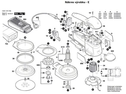 Excentrická bruska GEX 150 AC Bosch 3601C727A0