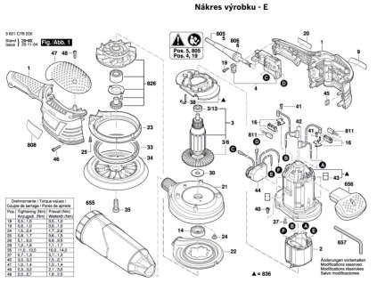 Excentrická bruska GEX 40-150 Bosch 3601C7B200