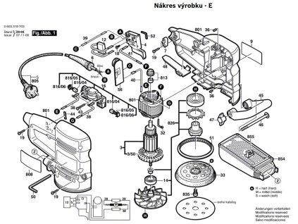 Excentrická bruska PEX 12 AE Bosch 0603310703
