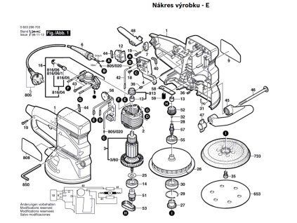 Excentrická bruska PEX 15 AE Bosch 0603298703