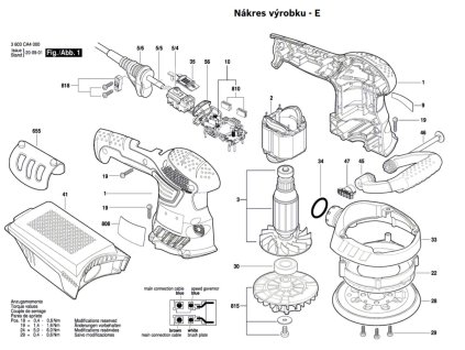 Excentrická bruska PEX 400 AE Bosch 3603CA4001
