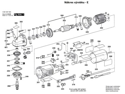 Fréza GUF 22 A Bosch 0601607003