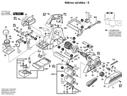 Hoblík GHO 31-82 Bosch 0601593166