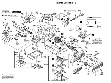 Hoblík GHO 36-82 C Bosch 0601593666