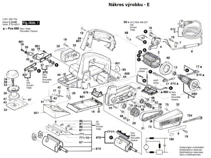Hoblík GHO 36-82 C Bosch 0601593703