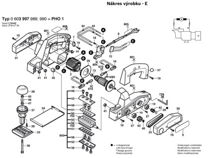Hoblík PHO 1 Bosch 0603997989
