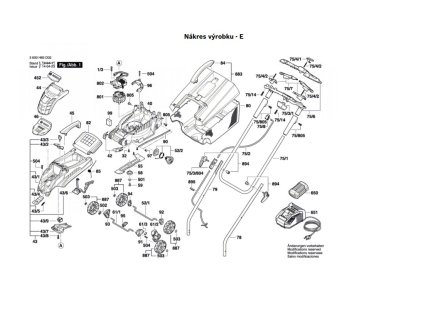 Aku Sekačka Rotak 32 LI S Bosch 3600H85D04