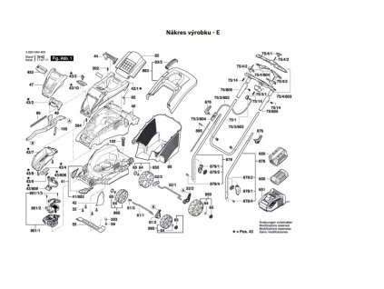 Aku Sekačka Rotak 36 LI Bosch 3600HA4402