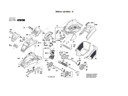 Aku Sekačka Rotak 36-43 LI R Bosch 3600HA4501