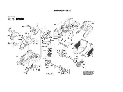 Aku Sekačka Rotak 42 LI Bosch 3600HA4502