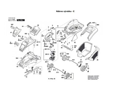 Aku Sekačka Rotak 43 LI Bosch 3600HA4505