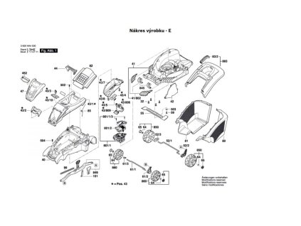 Aku Sekačka Rotak 43 LI Bosch 3600HA4508