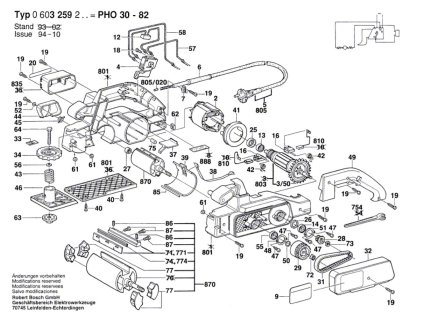 Hoblík PHO 30-82 Bosch 0603259203