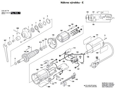 Horní frézka GKF 600 CE Bosch 0601622700