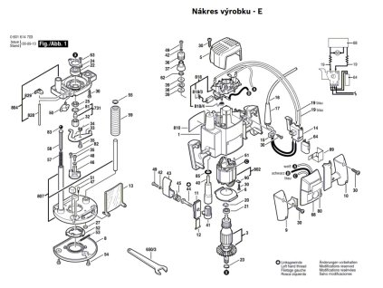 Horní frézka GOF 900 ACE Bosch 0601614703