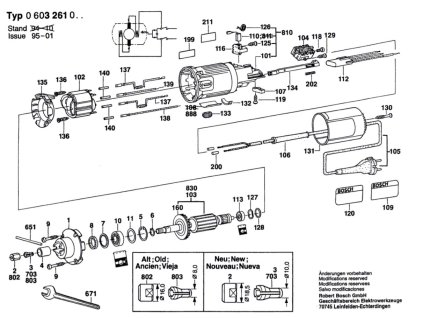 Horní frézka PAM 500 Bosch 0603261003