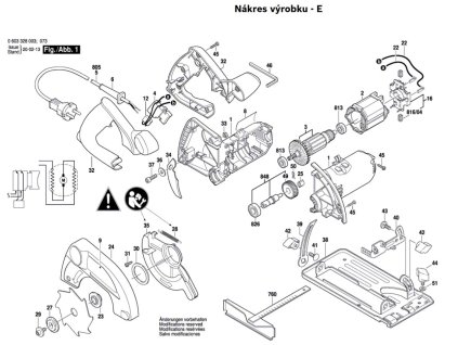 Kotoučová pila PKS 40 Bosch 0603328003