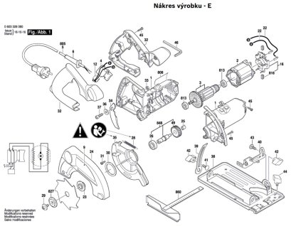 Kotoučová pila PKS 40 Bosch 0603328080