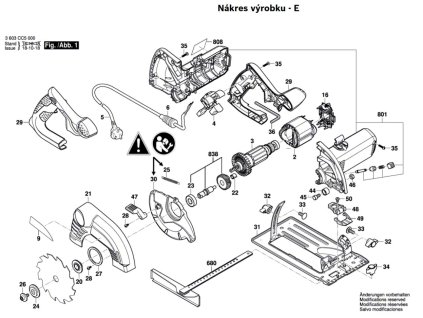Kotoučová pila PKS 40 Bosch 3603CC5000