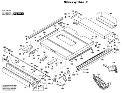 Kotoučová pila GTS 635-216 Bosch 3601M42000