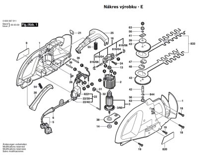 Křovinořez AHS 2000 Bosch 0600997011