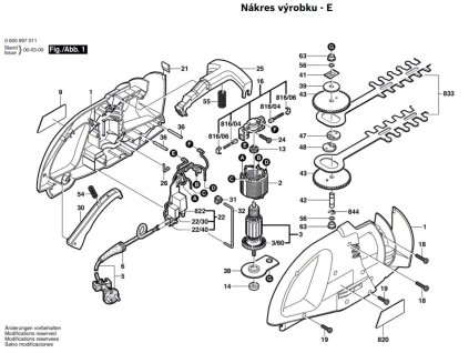 Křovinořez AHS 2400 Bosch 0600997018