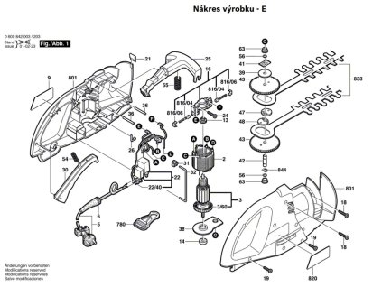 Křovinořez AHS 3-15 Bosch 0600842203