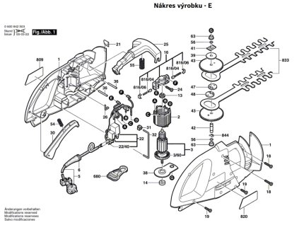 Křovinořez AHS 3-15 Bosch 0600842503