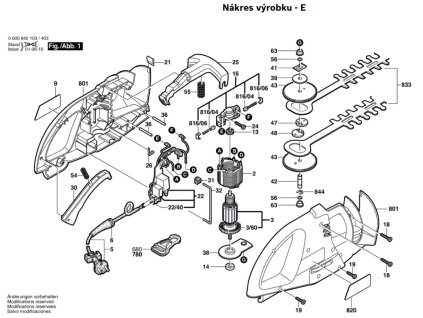 Křovinořez AHS 4 Bosch 0600842103