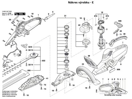 Křovinořez AHS 45-26 Bosch 3600H47E00