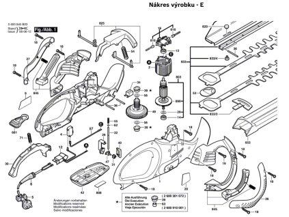 Křovinořez AHS 480-24 T Bosch 0600845C03