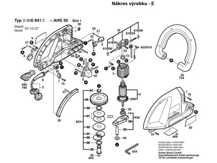 Křovinořez AHS 55 Bosch 0600841503