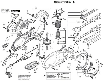 Křovinořez AHS 55-24 S Bosch 0600845203