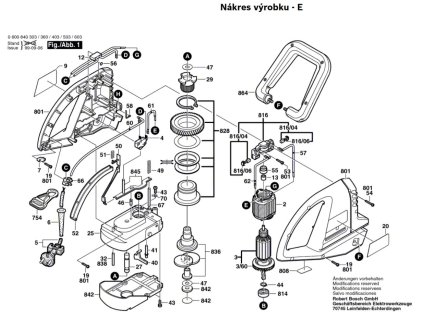 Křovinořez AHS 600 Bosch 0600840303