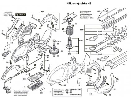 Křovinořez AHS 6000 PRO-T Bosch 0600846B03