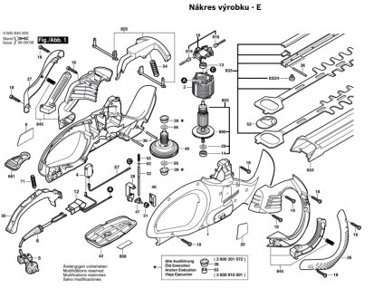 Křovinořez AHS 60-24 S Bosch 0600845403
