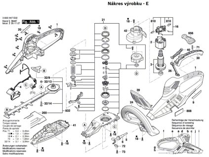 Křovinořez AHS 63-26 Bosch 3600H47H03