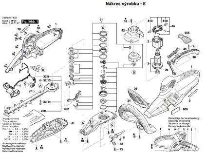Křovinořez AHS 63-26 Bosch 3600H47H0A