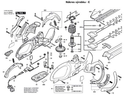 Křovinořez AHS 650-24 ST Bosch 0600845F03