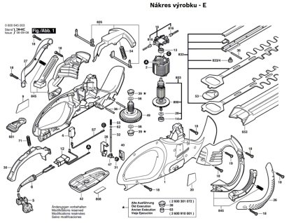 Křovinořez AHS 65-24 S Bosch 0600845503
