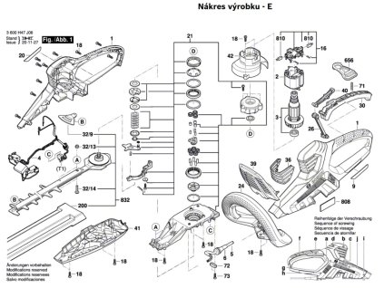Křovinořez AHS 65-34 Bosch 3600H47J06