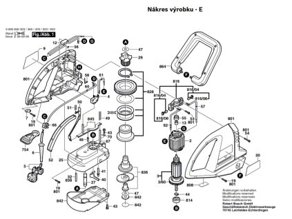 Křovinořez AHS 700 Bosch 0600840403