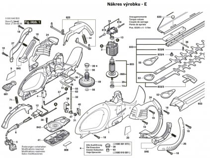 Křovinořez AHS 7000 PRO-T Bosch 0600846C03