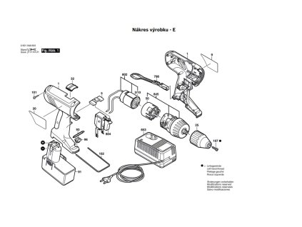 Aku šroubovák GSR 9,6 VE-2 Bosch 0601948655